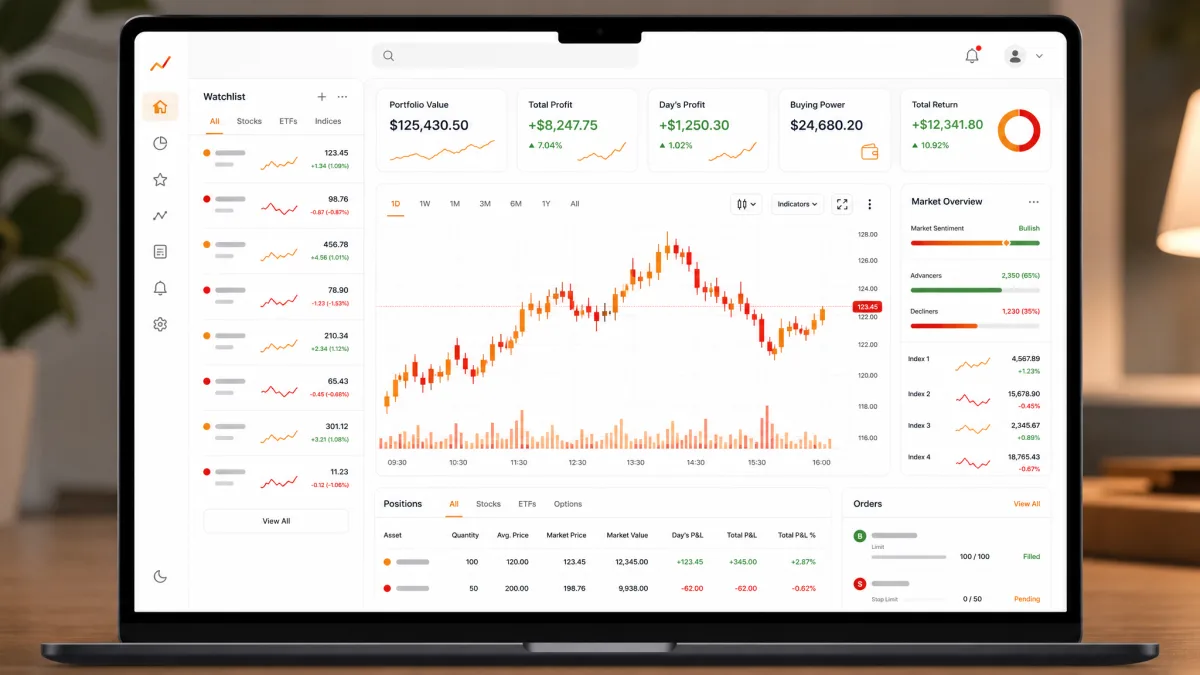 Qevzory7 — panel de control de la plataforma de trading